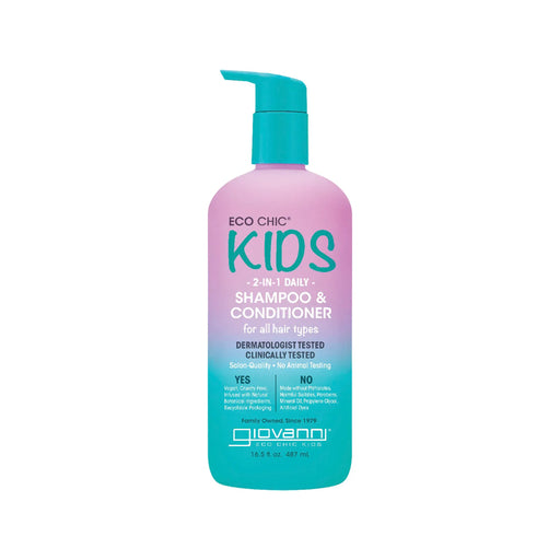 GIOVANNI Eco Chic Kids 2-in-1 Daily Shampoo & Conditioner 487ml