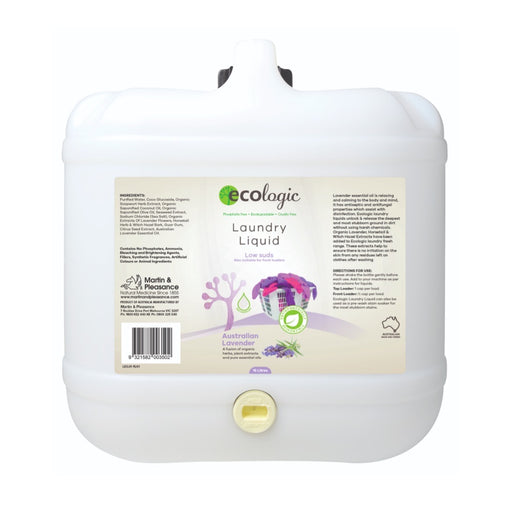 ECOLOGIC Laundry Liquid (Bulk) Australian Lavender - 15L