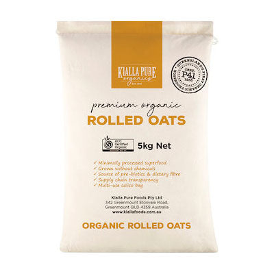 Organic premium stabilised oats
