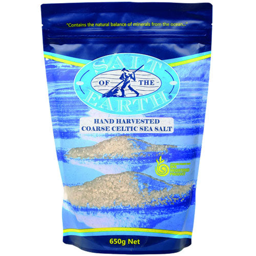 SALT OF THE EARTH Organic Coarse Sea Salt (Celtic) 650g